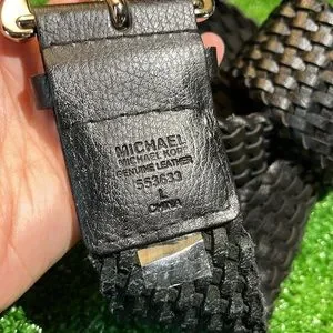Michael Kors | Accessories | Michael Kors Wide Black Leather  display picture 2